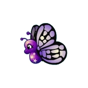 Cute Purple Twilight Butterfly